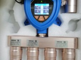 内置继电器联动风机组合式气体报警器