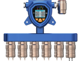 北京RS485信号输出带闪光灯电化学原理五合一气体检测仪