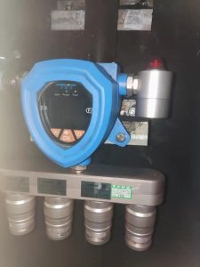 带温湿度显示的气体检测仪防晒防雨淋多种气体一体式检测仪